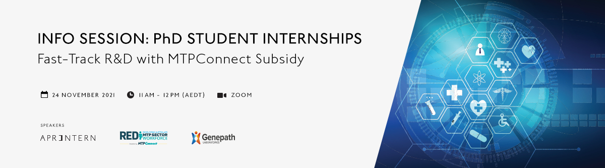 Info Session: MTPConnect Internship Subsidy (24 November)